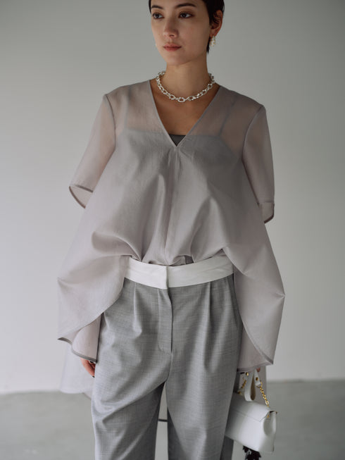 silk wool marvelt pants(予約商品)